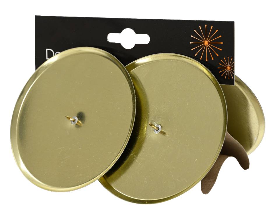 Kovové bodce na adventní věnec, 8cm, 4ks