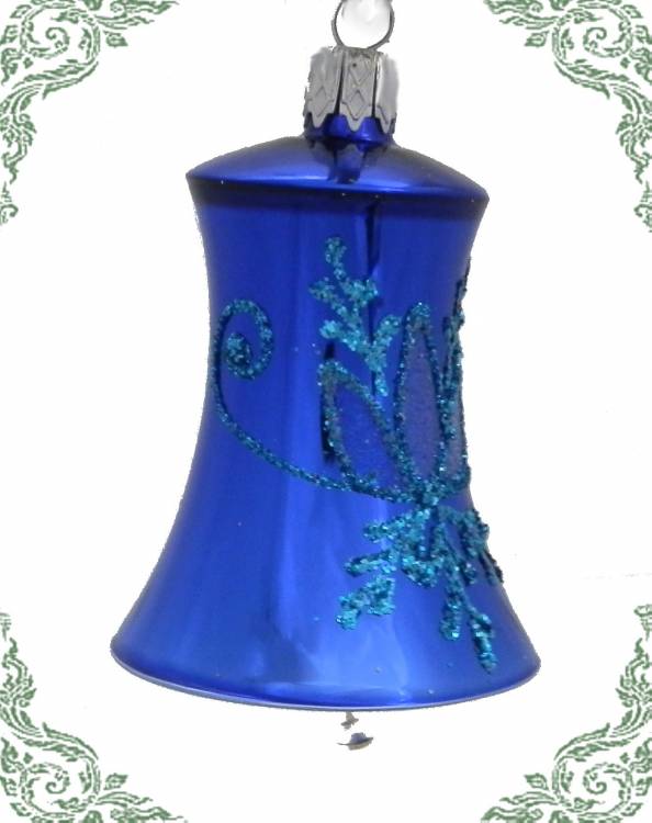 Modrý zvonek trojlist, 5,5cm, 3ks