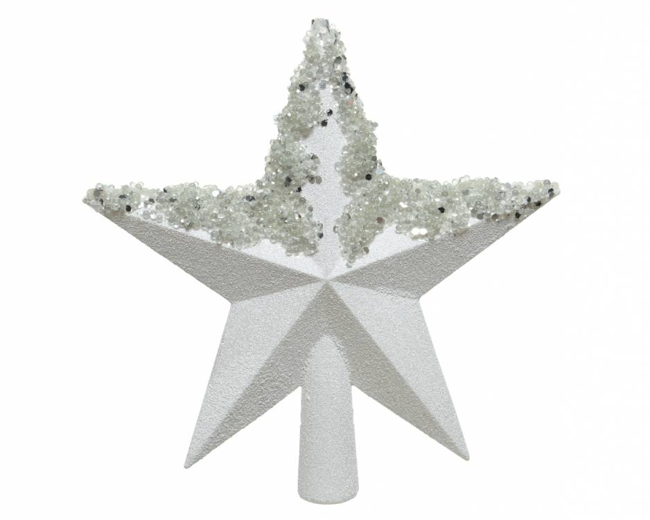 plastová špice hvězda na stromek