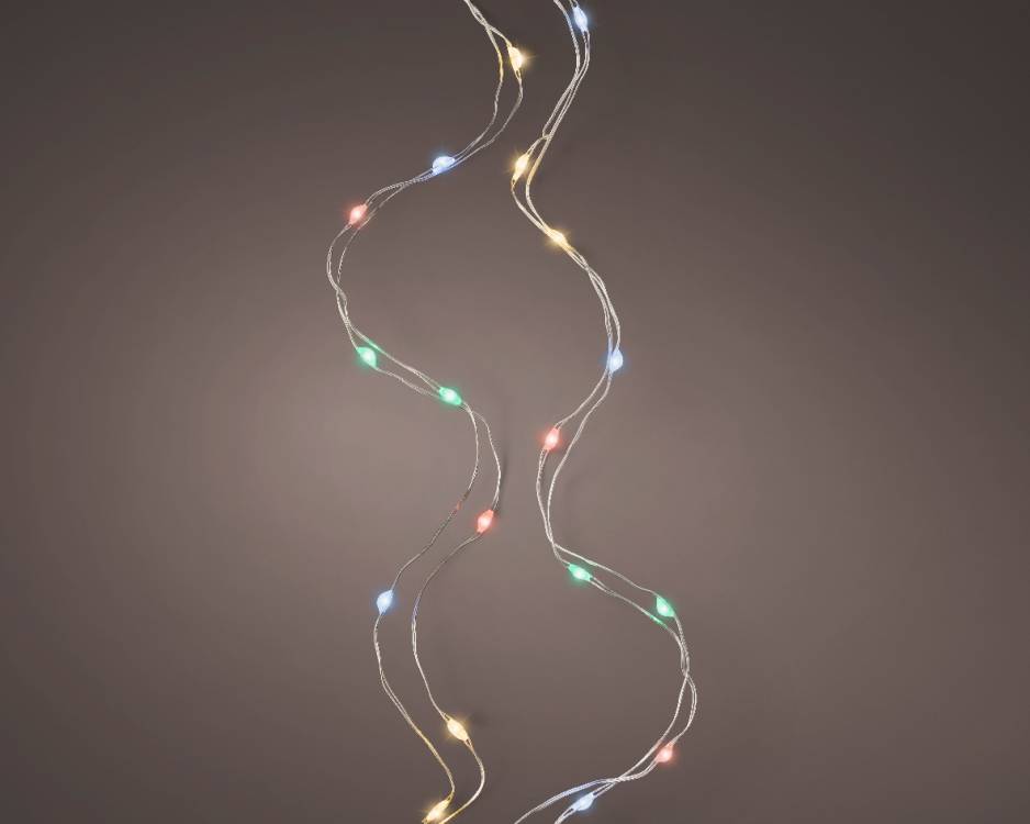 vánoční bateriový světlený LED řetěz