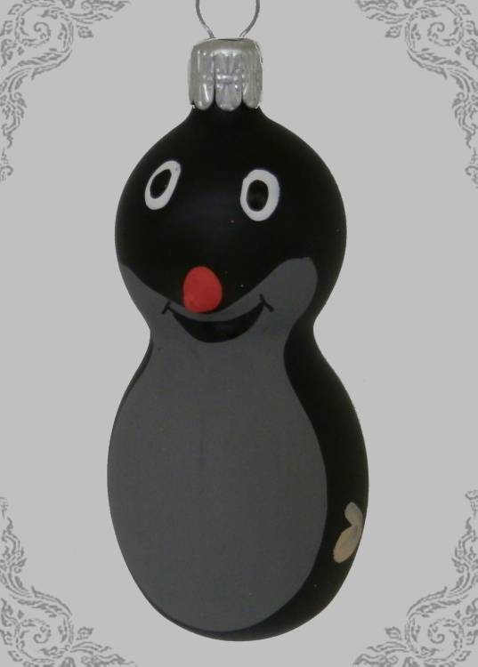 Vánoční figurka krteček, 1ks