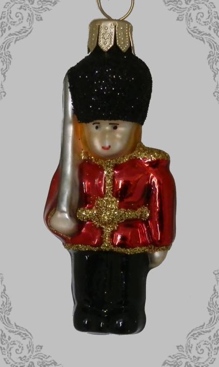 Vánoční figurka vojáček beefeater, 4ks