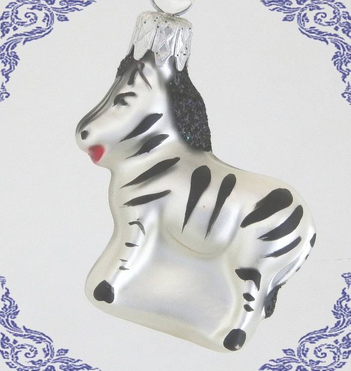 Vánoční minifigurka zebra