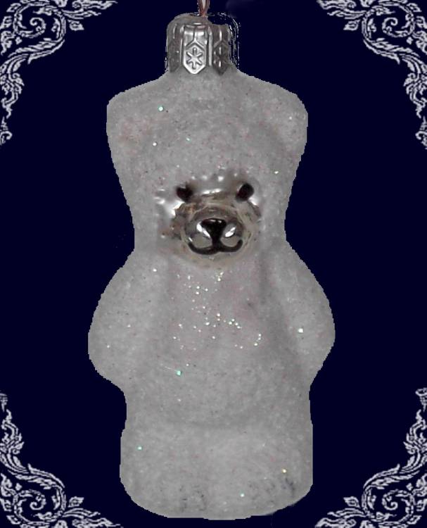 vánoční ozdoba figurka ledního medvídka
