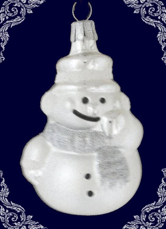 vánoční ozdoby sněhuláci walkman 3ks