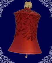 Červený zvonek kplavuň, 5,5cm, 3ks