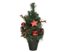 Dekorovaný umělý stromek 30cm