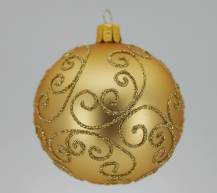 Skleněná kule opulent, 4ks
