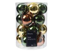 Skleněné koule 6cm v boxu, 20 ks