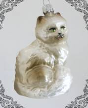Vánoční  figurka kočka mainská, 1ks