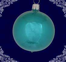 vánoční koule porcelán tyrkysové, 12ks