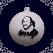 vánoční ozdoba koule Shakespeare 1ks