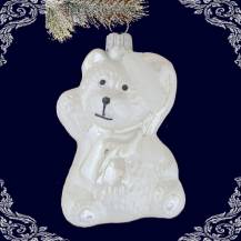 vánoční ozdoba medvěd Ahoj 1ks