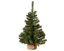 Zelený stromek v jutě 60cm
